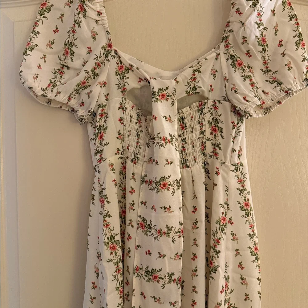 Moonsea Cream Puff Sleeve Sundress - Picture 8 of 11
